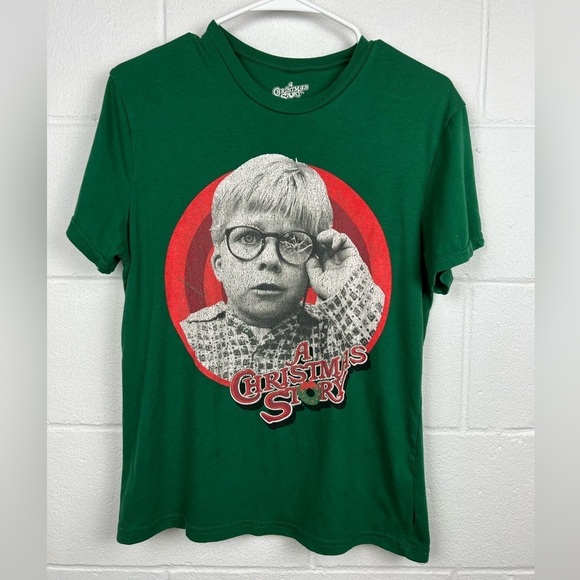 A Christmas Story Other - Green Christmas Story T Shirt Size Medium